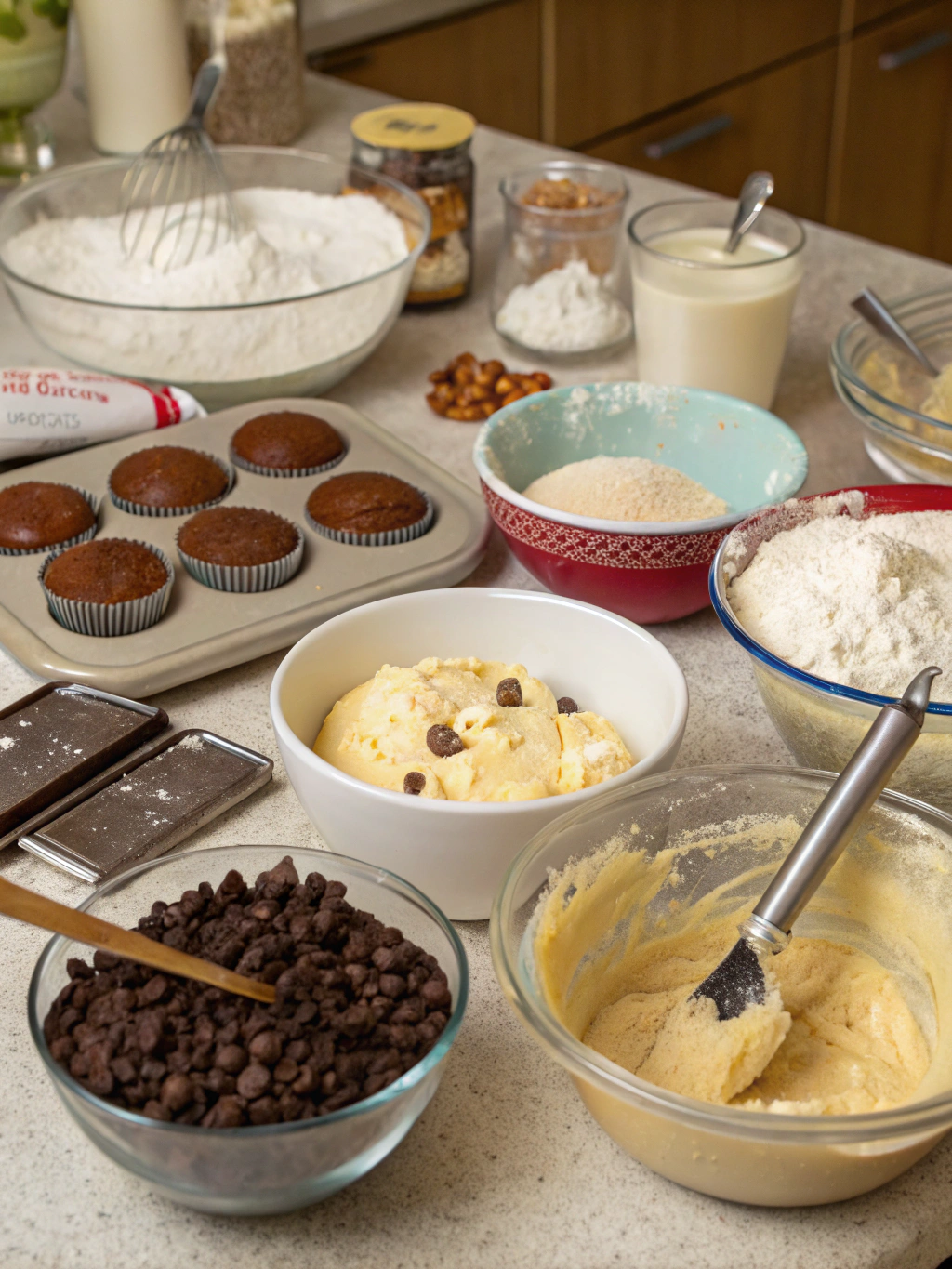 Desserts and Sweets preparing steps