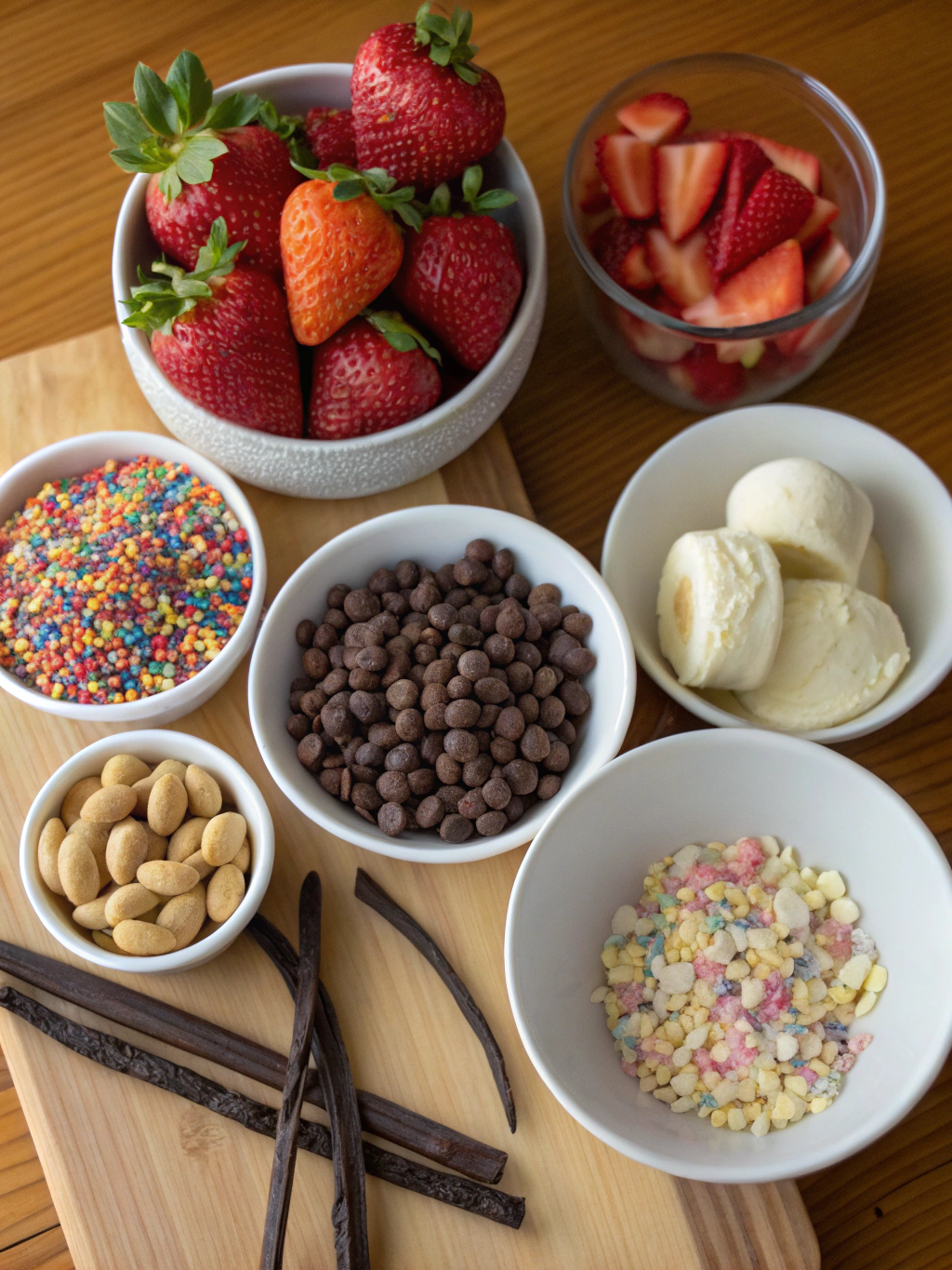 Desserts and Sweets ingredients